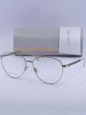 Jimmy Choo JC216 0PEF 00 Silver 58mm Eyeglasses - Aviator